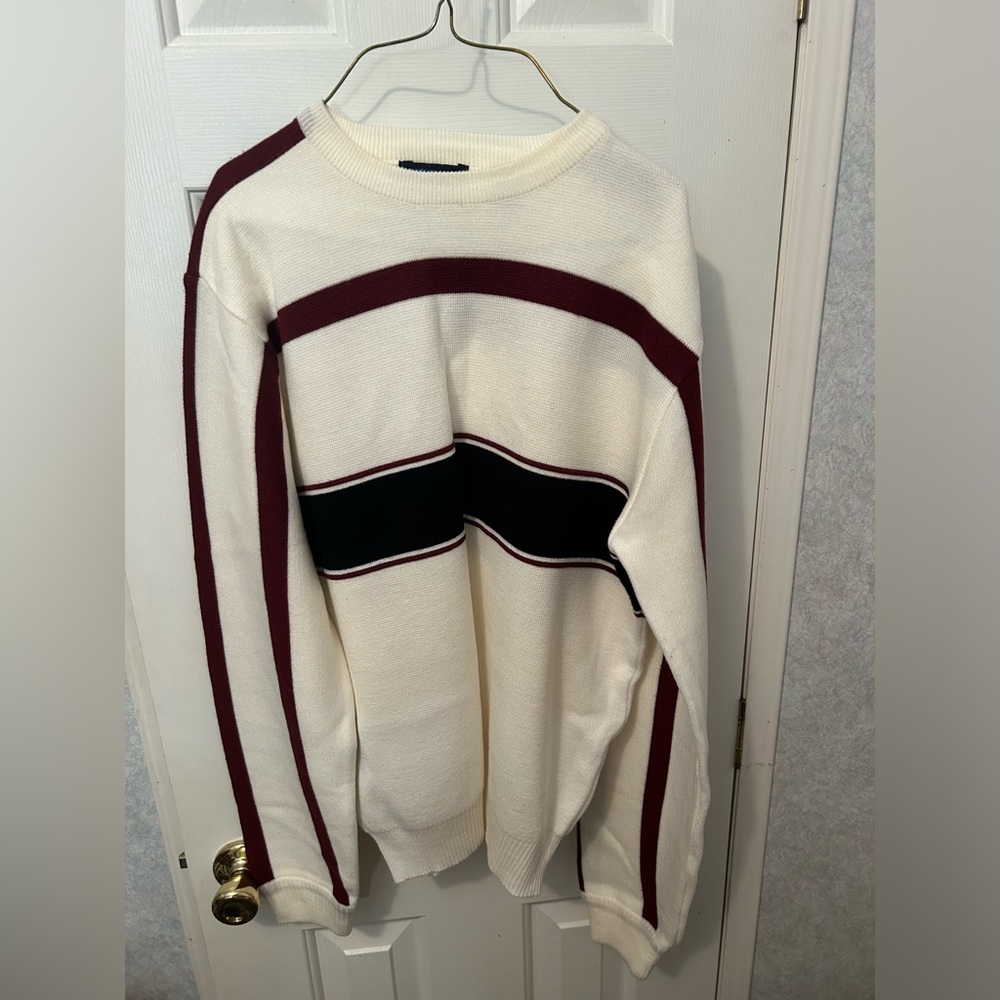 High velocity vintage 90s acrylic sweater men's Extra Large
